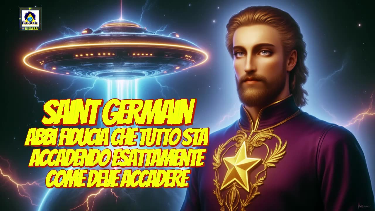 🟣🟣🟣Saint Germain: Abbi fiducia che tutto sta accadendo esattamente come deve accadere.