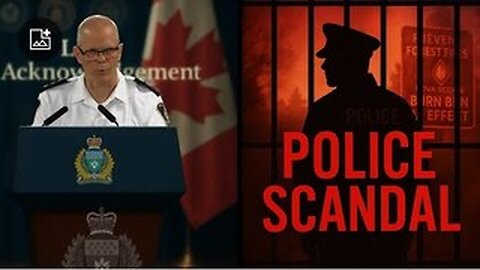 Canada Police Presser Detailing Department Corruption & Criminality Starts with LAND ACKNOWLEDGMEN..