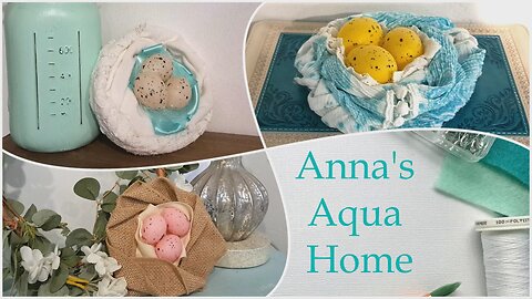 Make These ADORABLE Spring Bird Nests From Scrap Fabric!