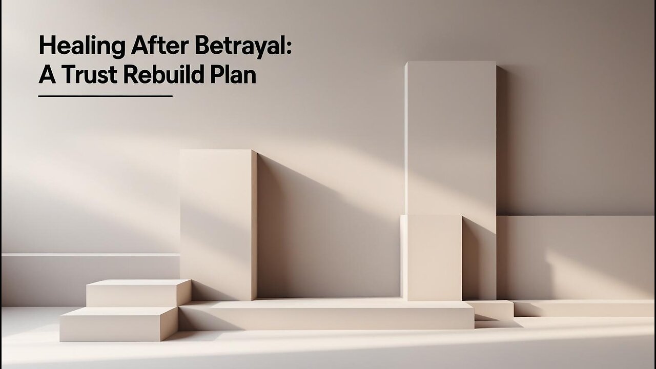 Healing After Betrayal: A Step-by-Step Trust Rebuild Plan