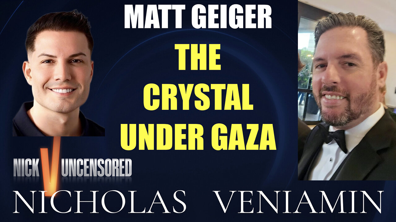 Matt Geiger Discusses The Crystal Under Gaza with Nicholas Veniamin