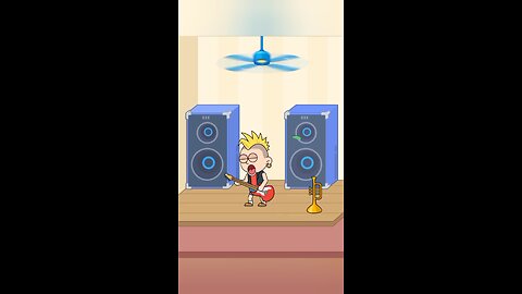 Guitar Skills Gone Wrong: Fan Falls From the celling #shorts