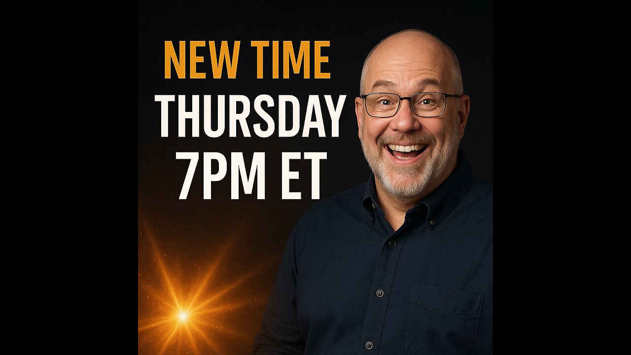 🎙️ BREAKING ANNOUNCEMENT – NEW SHOWTIME!