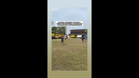 playing football while waiting queue sugarcane