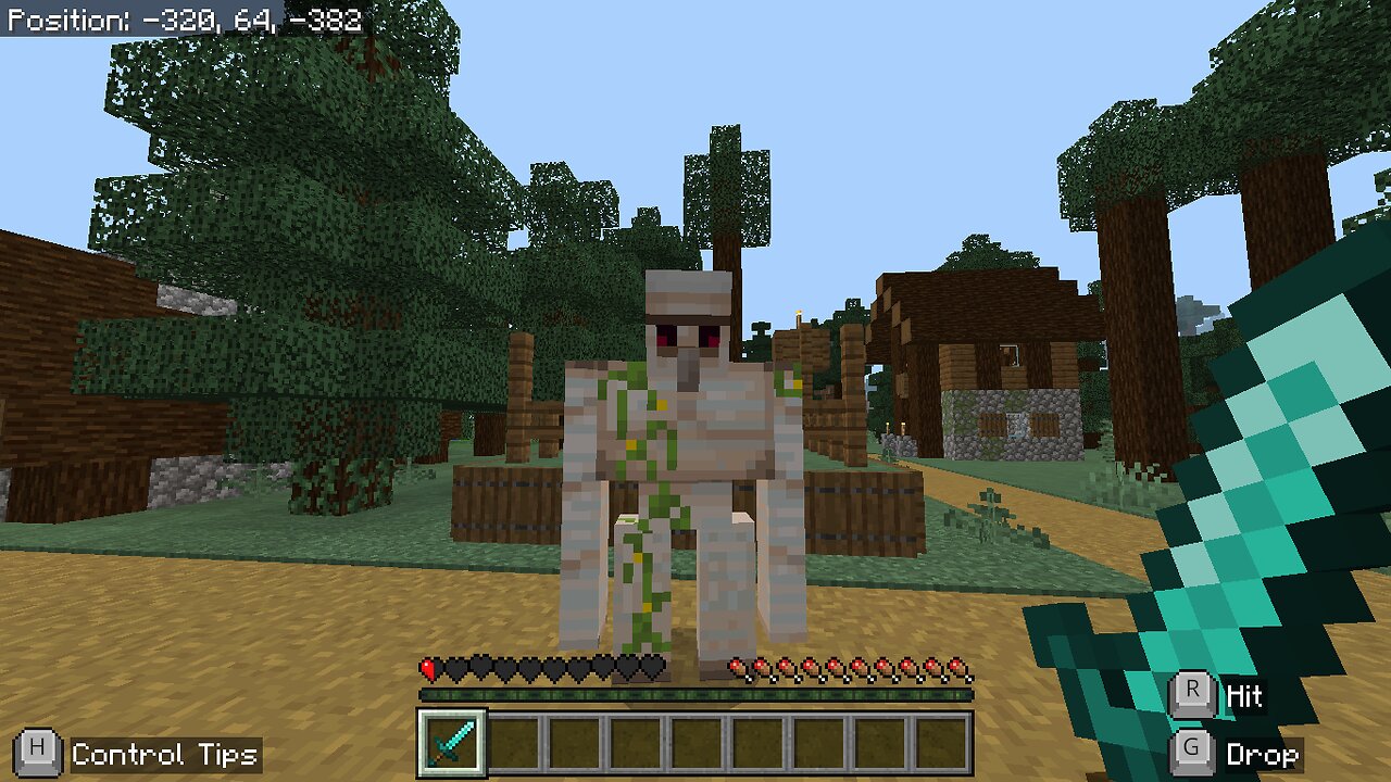 Minecraft but we only have HALF A HEART #rumbletakeover
