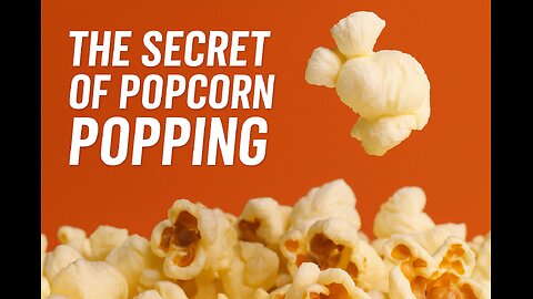 🍿 The Secret of Popcorn Popping — Science Behind Every Kernel