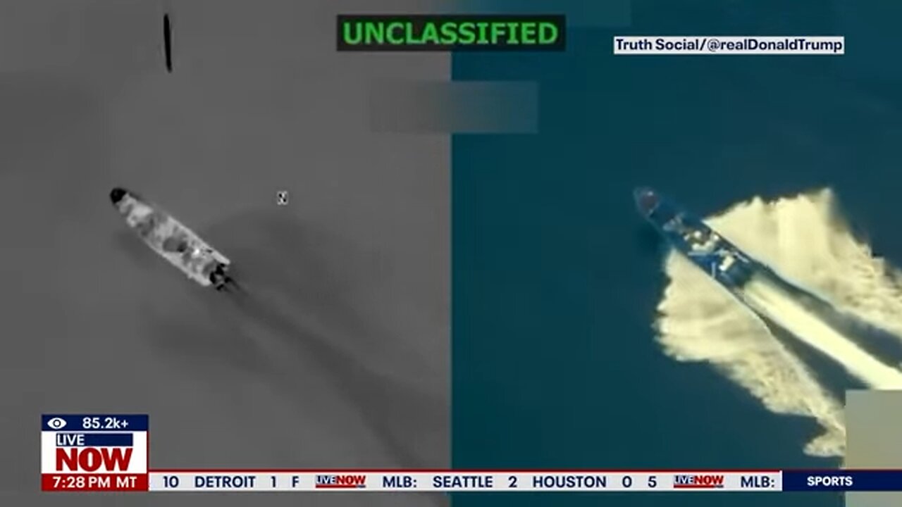 Drug boat strike: US military killed 3 narcoterrorists, Trump says