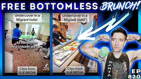 Undercover in a UK Migrant Hotel 🚨 Table Tennis & Chill + Free Bottomless Brunch!