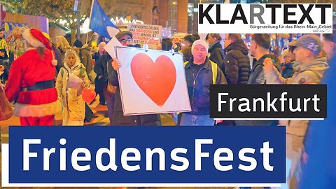 Eindrücke von der #Friedensdemo in Frankfurt am Main (Re-Upload)