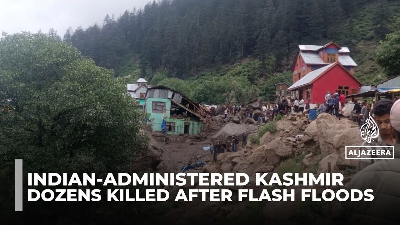 At least 56 killed after torrential rains trigger flash floods in Kashmir