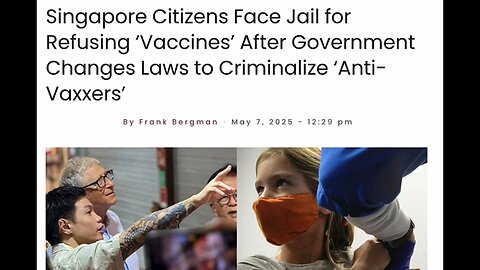 Bill Gates Vaccine Law in Singapore