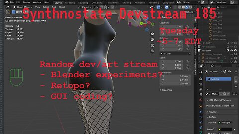 Synthnostate Devstream 185 - a quick impromptu devstream