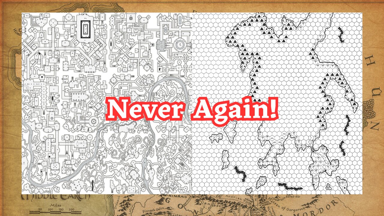 Why I'll Never Run a Megadungeon or Long Hexcrawl Again