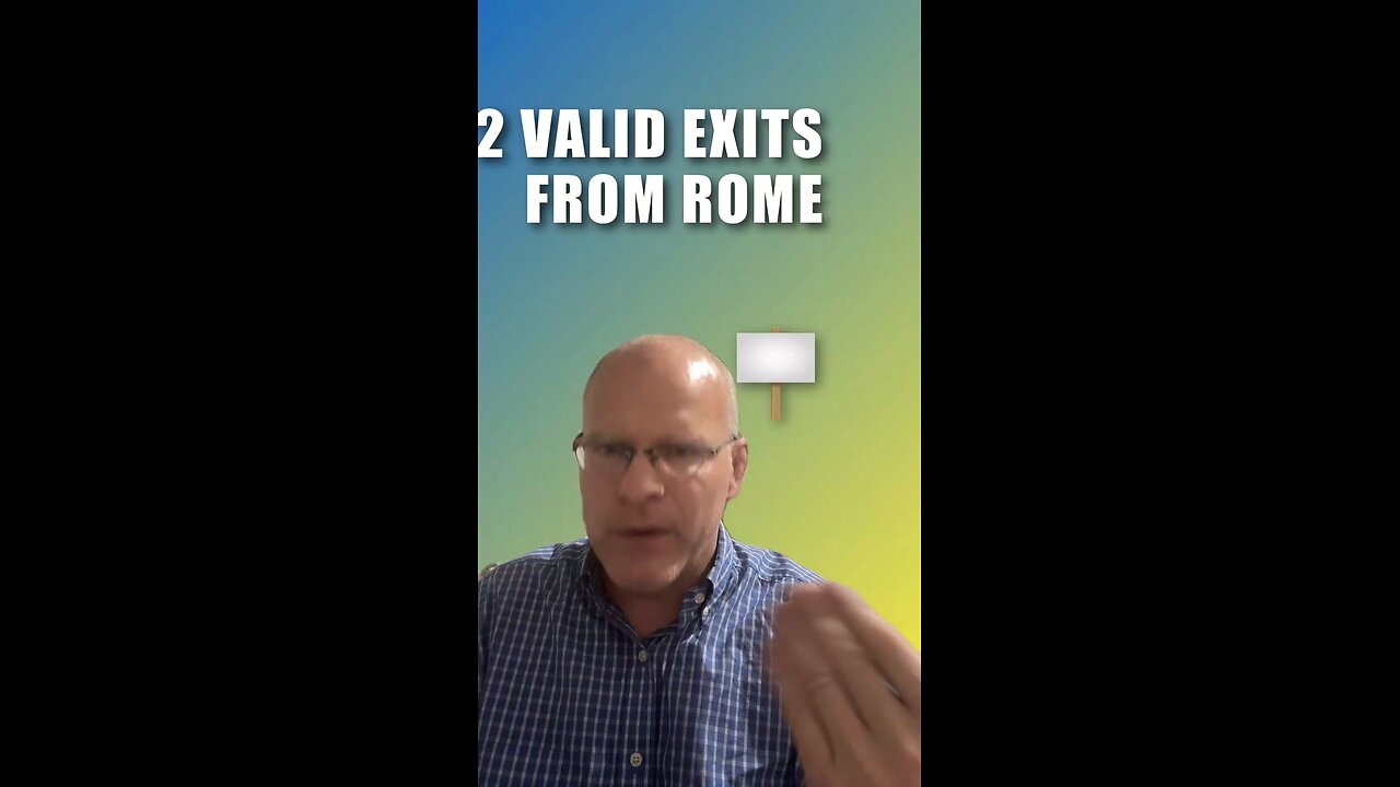 Trapped in Rome’s lies… or freed by Christ’s cross?