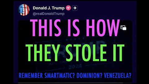 THIS IS HOW THEY STOLE IT