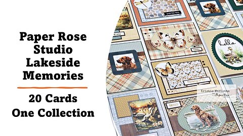 Paper Rose Studio | Lakeside Memories | 20 Cards 1 Collection