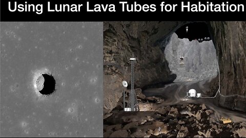 Using Lunar Lava Tubes for Habitation