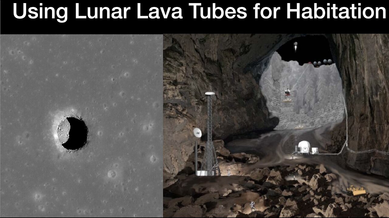Using Lunar Lava Tubes for Habitation