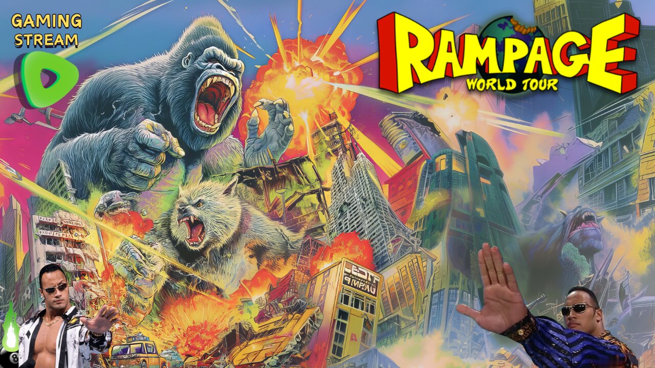 Rampage World Tour - THIS CITY IS ABOUT TO GET ROCKED! - Nintendo 64 co-op with the boyz