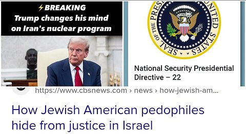 Trump moves against Israel as their domestic operations are defeated