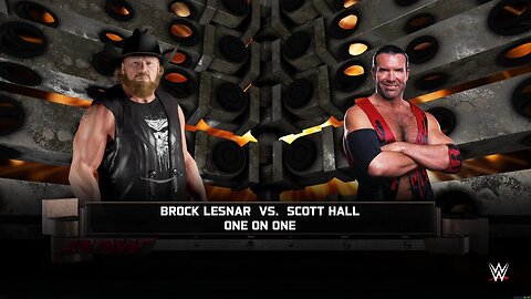 WWE 2k25 Brock Lesnar vs Scott Hall