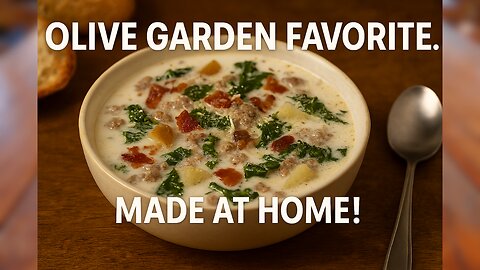 How to Make Olive Garden’s Zuppa Toscana | One Pot, Full of Flavor! 🍲