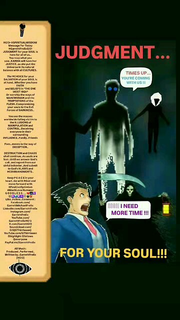 ▪︎JUDGMENT FOR YOUR SOUL▪︎