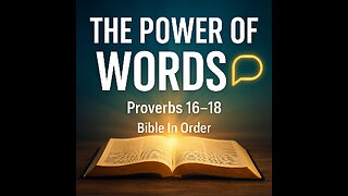 6/8/25 - Proverbs 16-18 - God’s Sovereignty, Speech, and Relationships