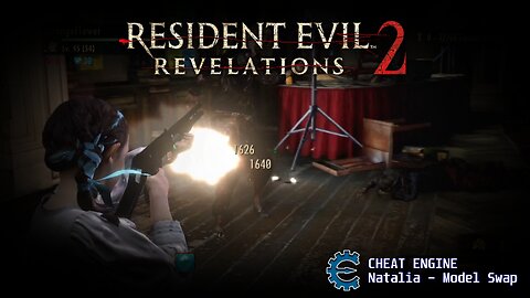 Resident Evil Revelations 2 - Cheat Engine Model Swap Natalia Mod Gameplay