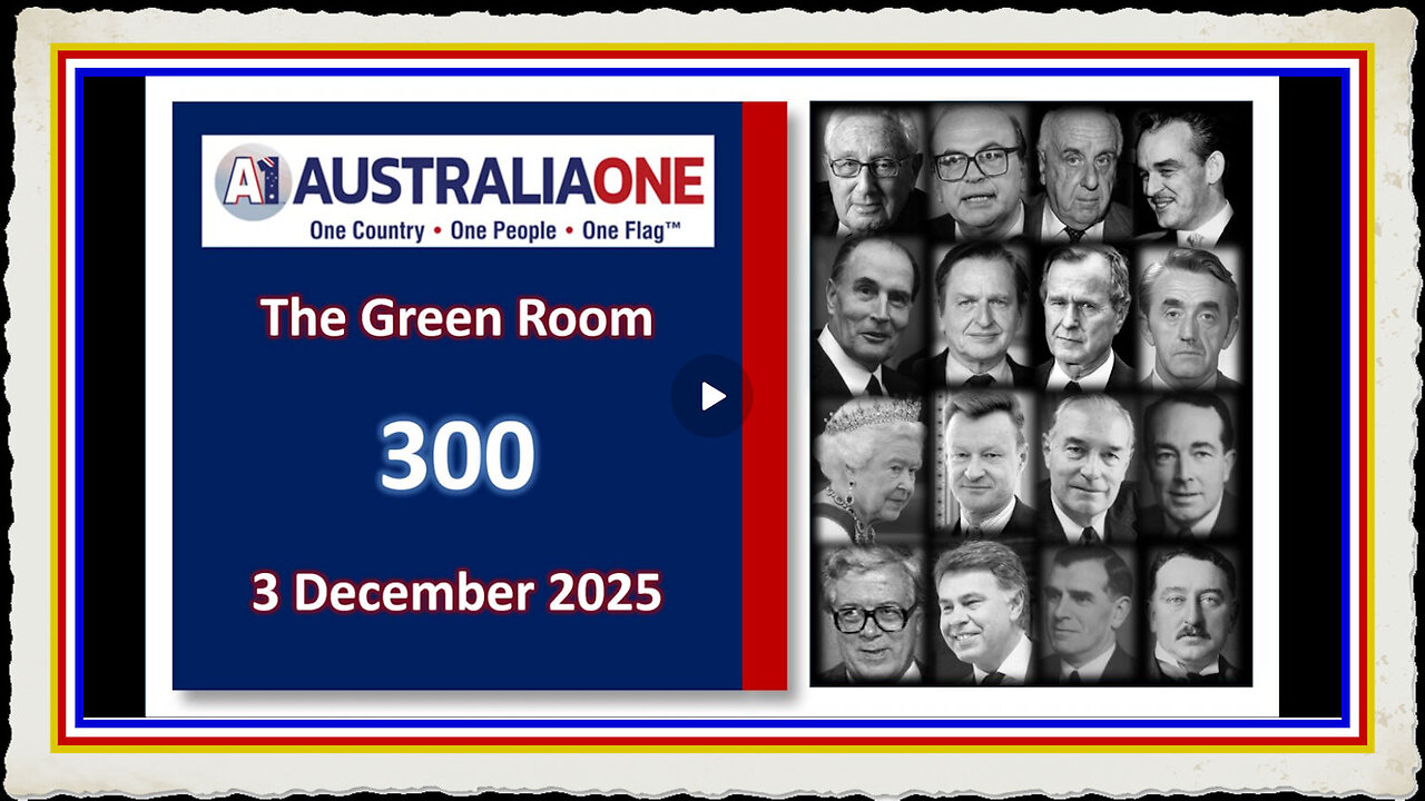 AustraliaOne Party (GR) - 300 (3 December 2025, 8 00pm AEDT)