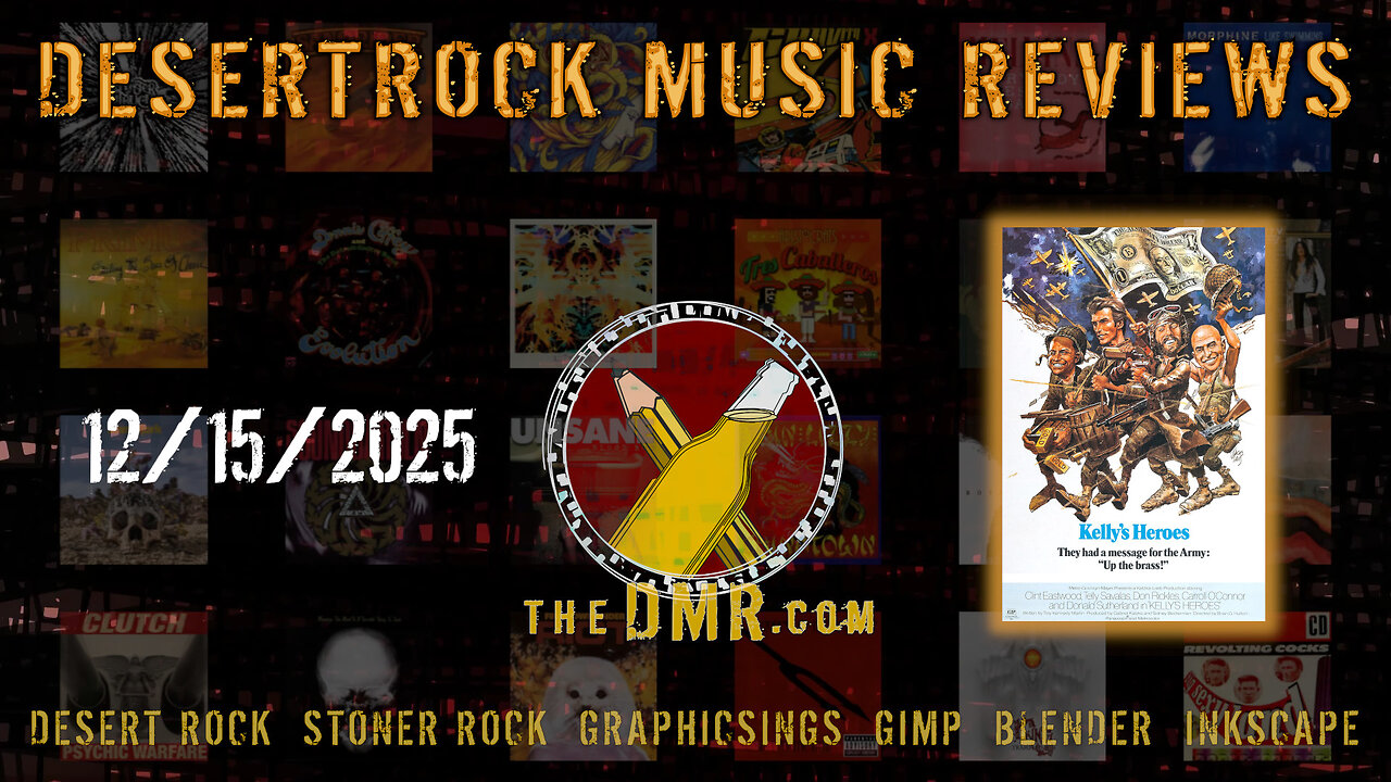 DMR LIVE - 12/15/2025 - Desert Rock & Adjacent Cool Tunes + Graphicsing