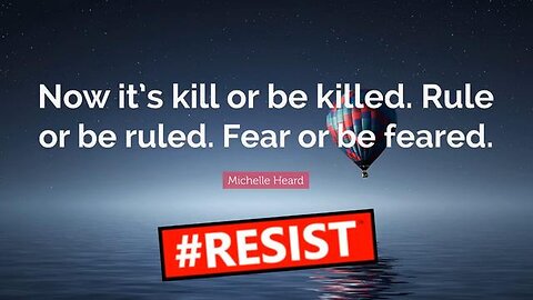 ⚠️Time to Kill or be Killed - Rule or be Ruled - Fear or be Feared! #TRUMP #EPSTEIN #CBDC #VANCE #AI