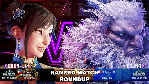 Kuya Kalbo SF6 Ranked Roundup. Chun Li Master Rank [Hori Fight Stick]