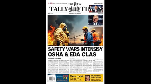 Safety Wars Live 4-30-2025 EPA and OSHA and other Gov. News