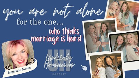 For the One...Who Thinks Marriage is Hard!