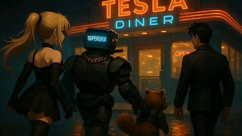 Tesla Diner Elon Musk