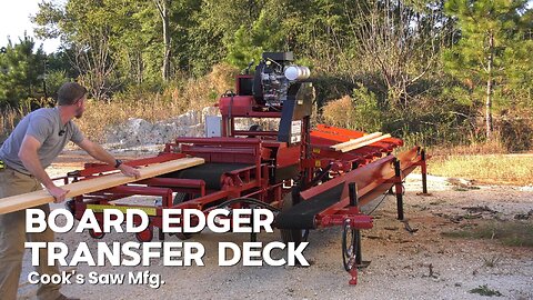 How to Move More Lumber with Fewer Hands | Cooks Board Edger System