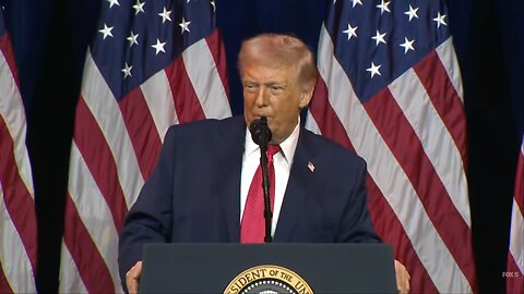 Trump gives remarks at House GOP Retreat