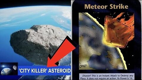 Predictive Programming: Asteroid Threat to Major Cities in 2032 - A Serious Alert'