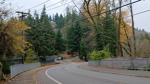 Eastgate, WA road to South Bellevue Community Center