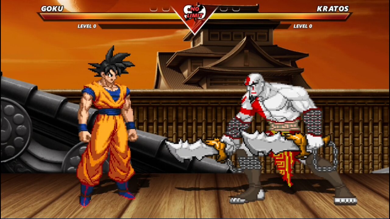 GOKU VS KRATOS - (Hardest AI)