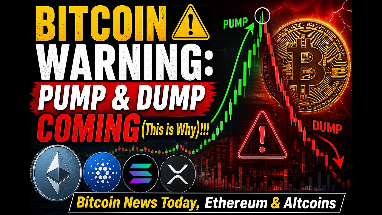 BITCOIN WARNING: PUMP & DUMP COMING