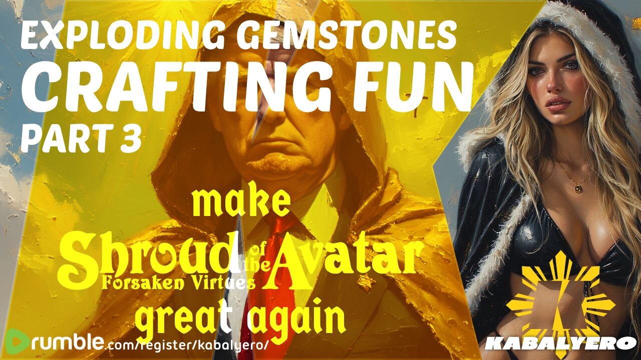 Shroud of the Avatar: Crafting Fun 101 - Part 3 (Exploding Gemstones)