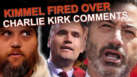 Jimmy Kimmel FIRED Over Charlie Kirk Comments! Stephen Colbert Out Already! We're Healing