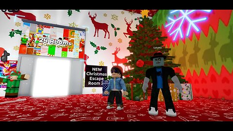 Roblox Christmas Escape Room 1 & 2--ep. 4