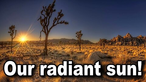 Flat earth - Our radiant sun is closer than they tell you!