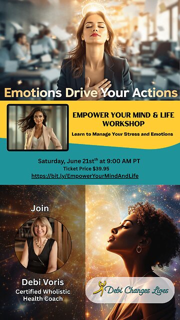 𝗗𝗼 𝗬𝗼𝘂 𝗨𝗻𝗱𝗲𝗿𝘀𝘁𝗮𝗻𝗱 𝗬𝗼𝘂𝗿 𝗘𝗺𝗼𝘁𝗶𝗼𝗻𝘀? 🤔𝙀𝙢𝙥𝙤𝙬𝙚𝙧 𝙔𝙤𝙪𝙧 𝙈𝙞𝙣𝙙 & 𝙇𝙞𝙛𝙚 𝗝𝘂𝗻𝗲 𝟮𝟭𝘀𝘁-𝟵𝗔𝗠 𝗣