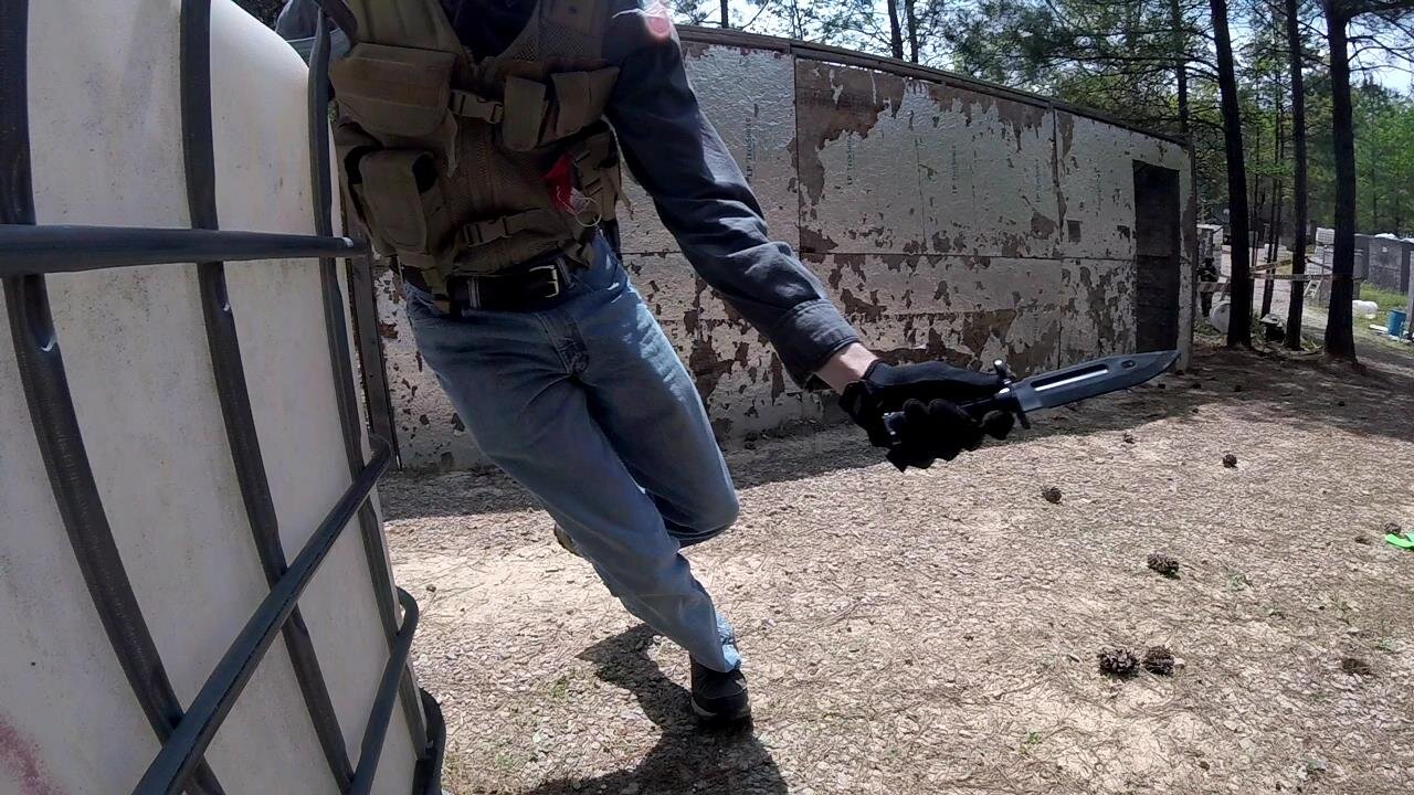 A wild movie slasher shows up AT SECTOR 9 AIRSOFT!