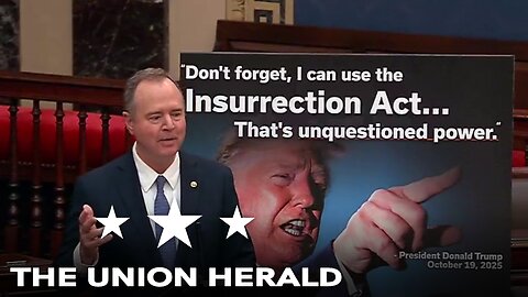 Senator Schiff Delivers Remarks on Insurrection Act Reform Legislation