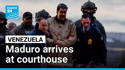 Nicolas Maduro arrives at New York courthouse to face drug charges